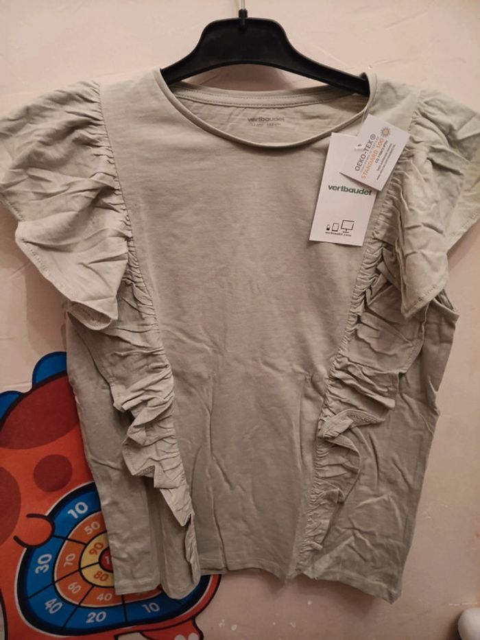 Tee-shirt froufrou 12 ans vertbaudet neuf pas de vinted go