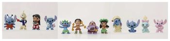 Lot 12 figurines neuves stitch Disney