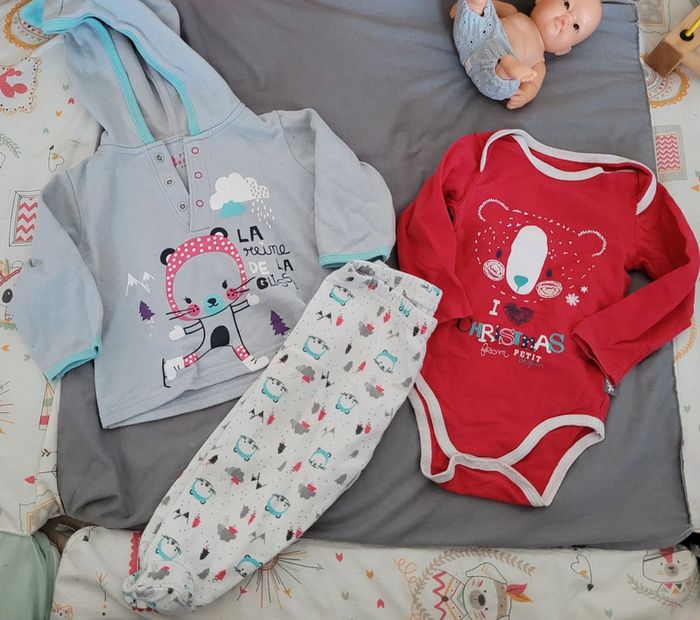Tenue de nuit petit Béguin 74 cm (9mois)