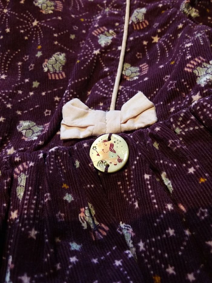 Robe Sergent-major taille 18 mois et son collant obaibi - photo numéro 3