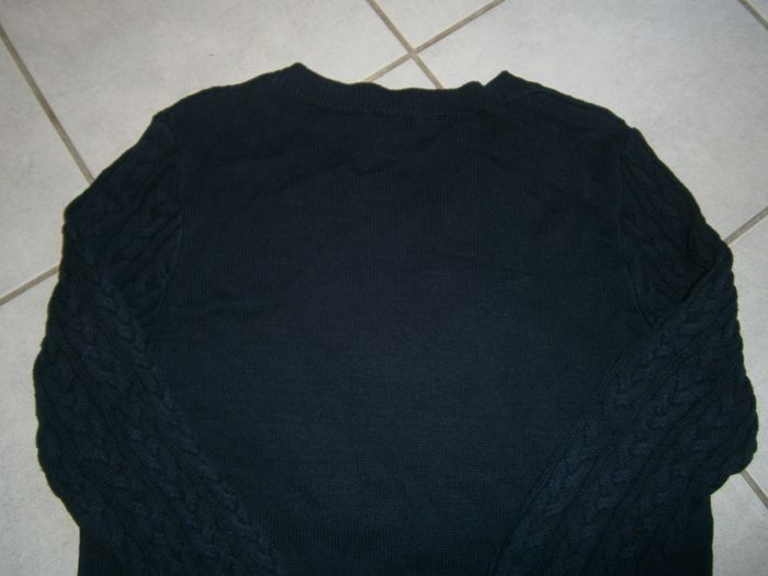 Pull ML torsadé marine H&M Taille 38/M - photo numéro 8