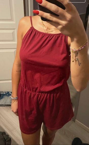 Combi short bordeaux