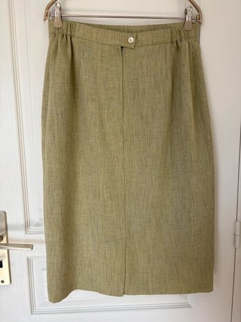 Jupe vintage longue verte