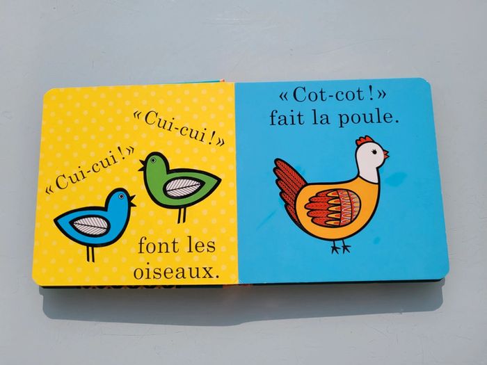 Beau livre tout carton, coloré 🐊 Les Animaux 🦁 Kimane - photo numéro 4