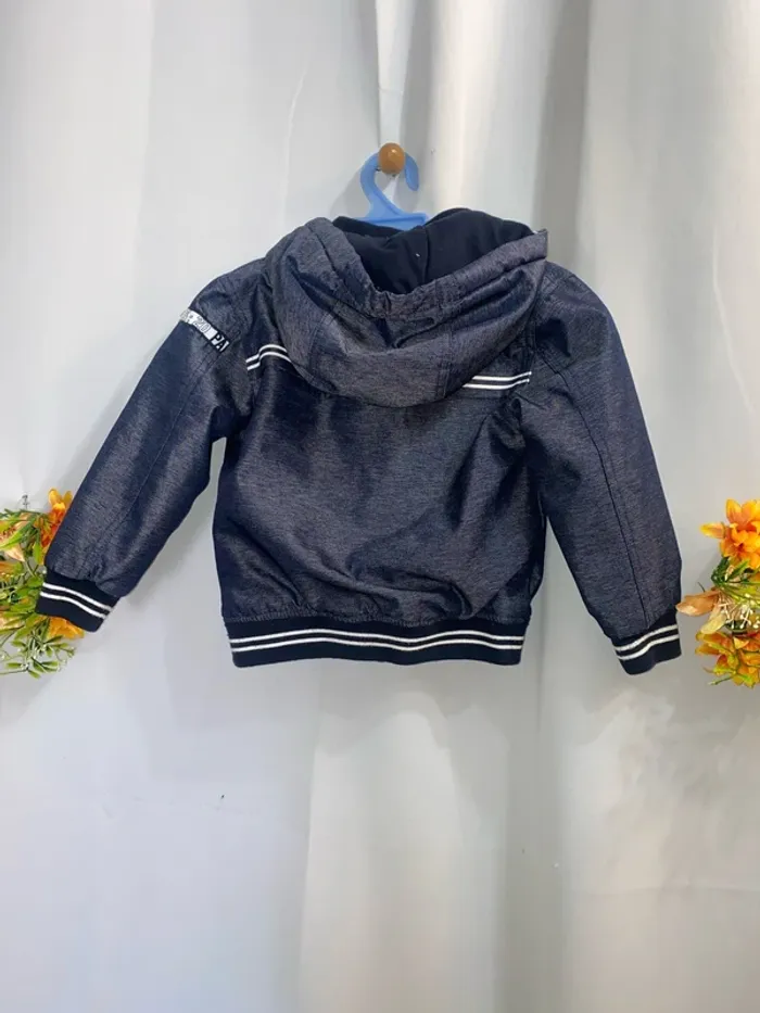 Blouson fourré bleu Orchestra 5 ans - n87m - photo numéro 4