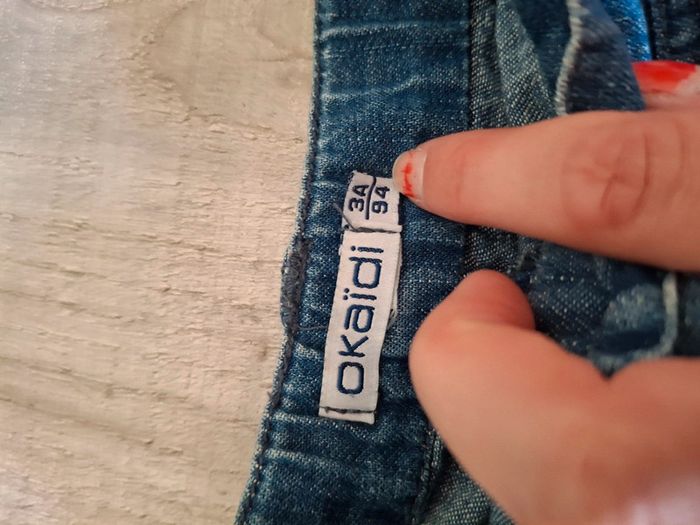 Short jeans fille 3 ans - photo numéro 2