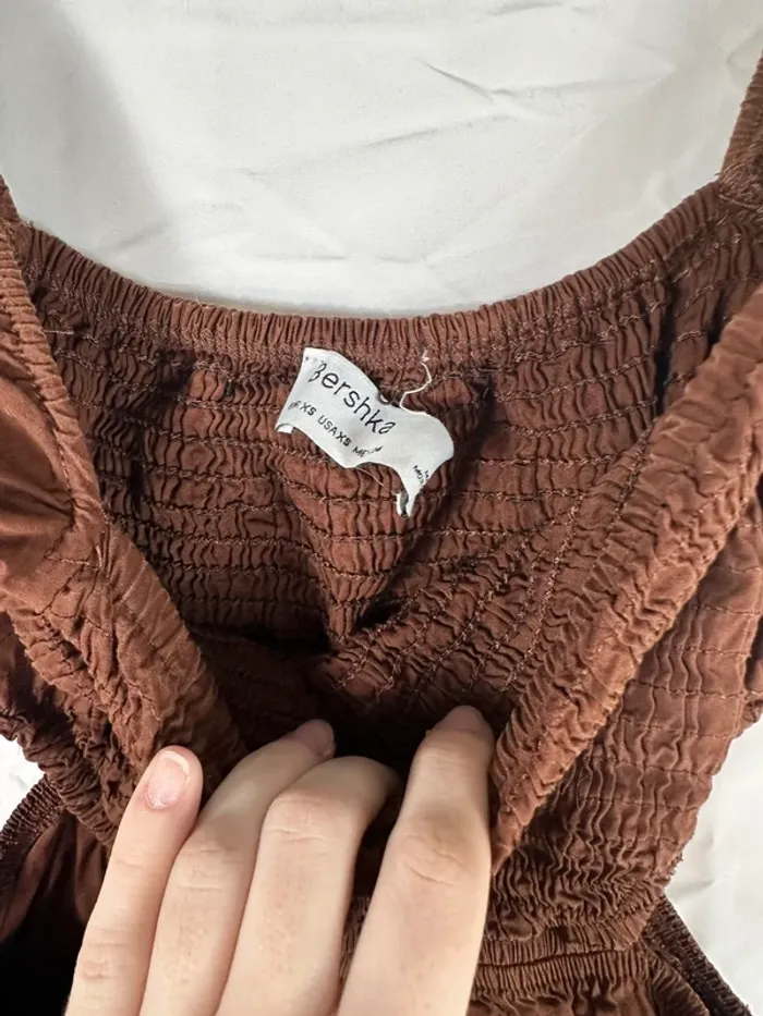 Petite robe marron Bershka - photo numéro 6