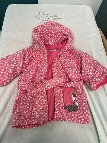 Peignoir bébé 12 mois