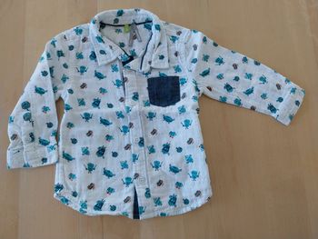 Chemise manches longues bébé garçon 9 mois