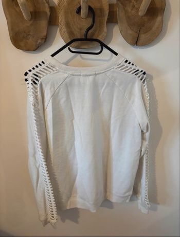 Pull blanc femme, undiz