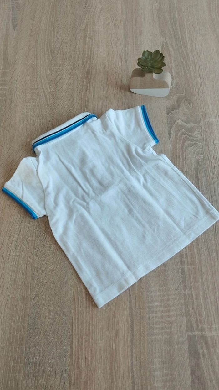 Polo Jacadi blanc a col - photo numéro 2