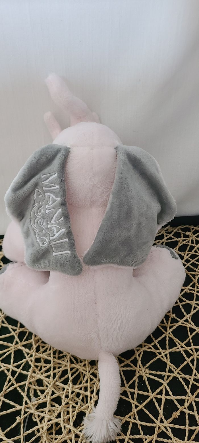 doudou éléphant manali - photo numéro 3