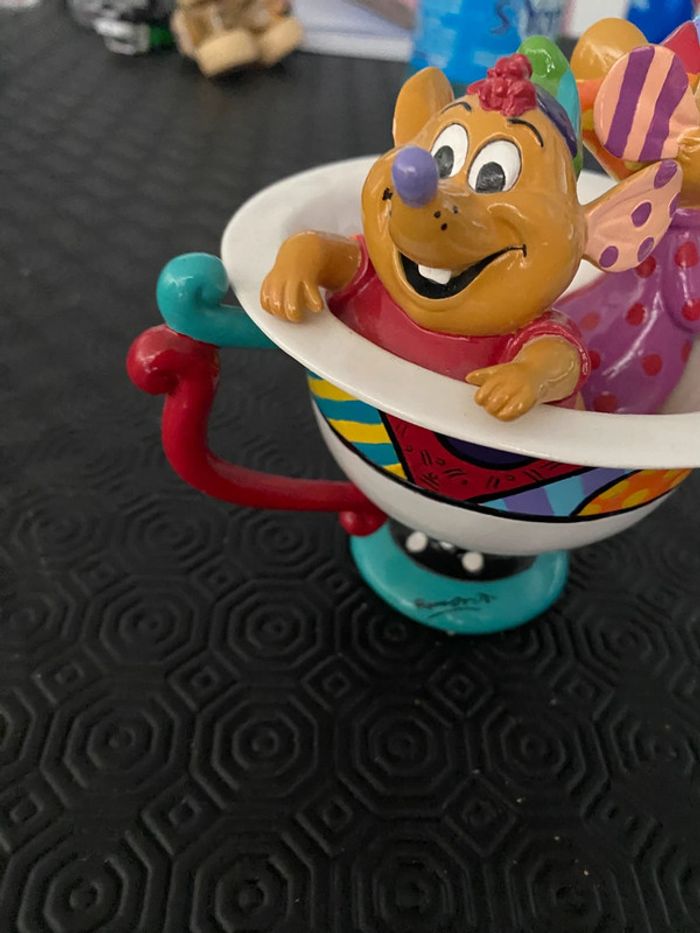 Figurine disney Britto cendrillon tasse souris - photo numéro 2