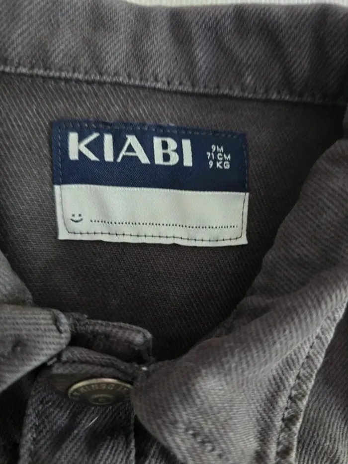 Veste en jean grise - photo numéro 3