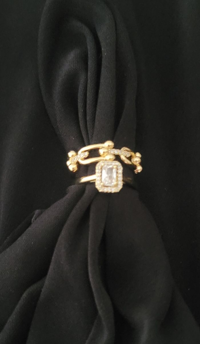 Bague mariage, alliance, en acier inoxydable - photo numéro 2