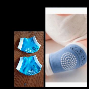 🎅protege genou/genouillère Neuf bleu bébé