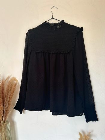 Femme 👩🏻 Blouse en voile noir pimkie taille 36