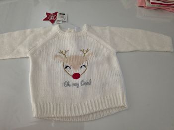 Pull noël bébé
