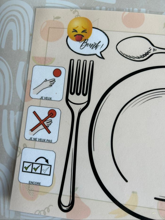 🧩 Set de table de communication – Format A4 plastifié - photo numéro 2