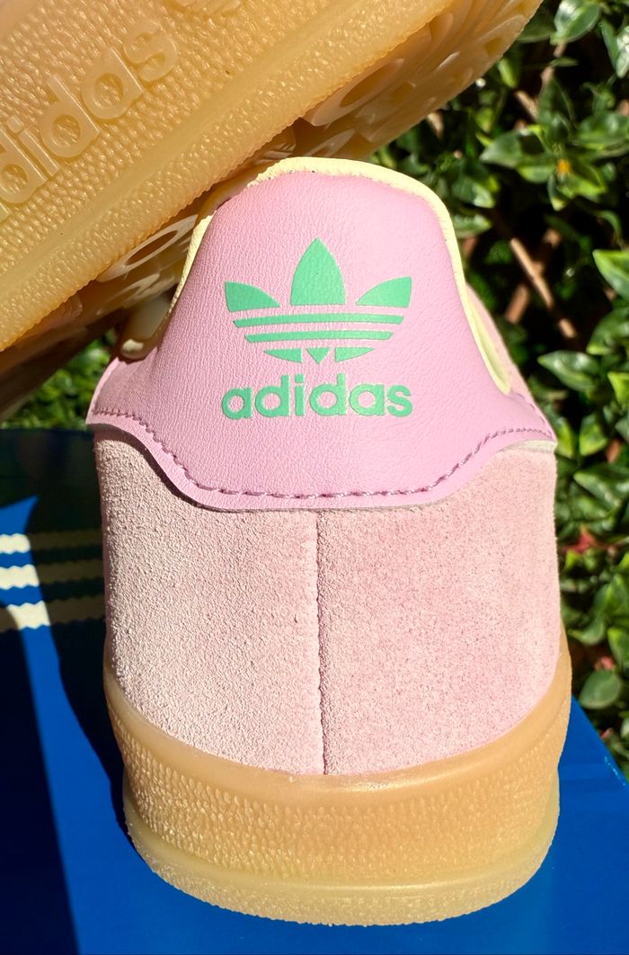 Adidas gazelle bliss lila / acid mint / off white - photo numéro 4