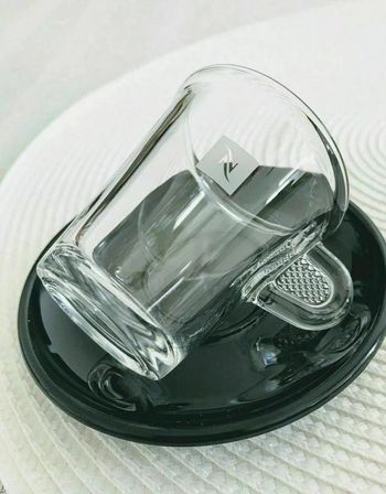 Lot de 4 tasses Nespresso en verre 70ml - hauteur 6,5 cm