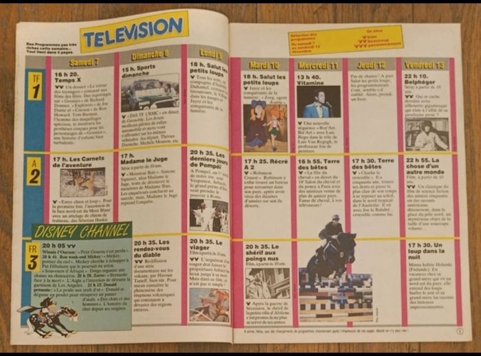 Ancien journal de Mickey avec cadeau 10 personnages Taram à monter N°1745 de 1985 vintage - photo numéro 3