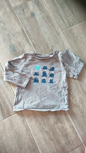 Tee-shirt manches longues Obaibi 23 mois