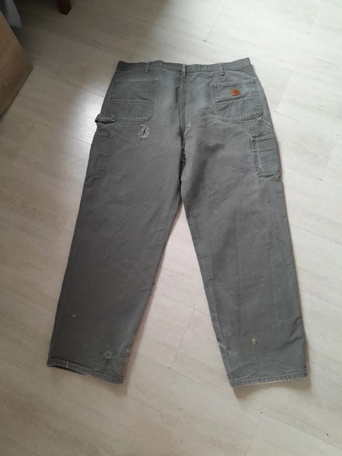 Pantalon large etiquette cuir Carhartt 44×34 - photo numéro 2