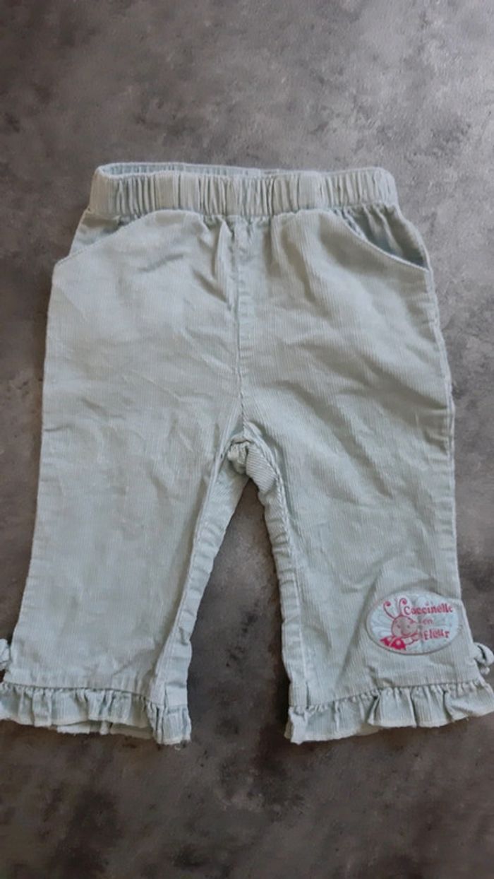Pantalon fille 100% coton