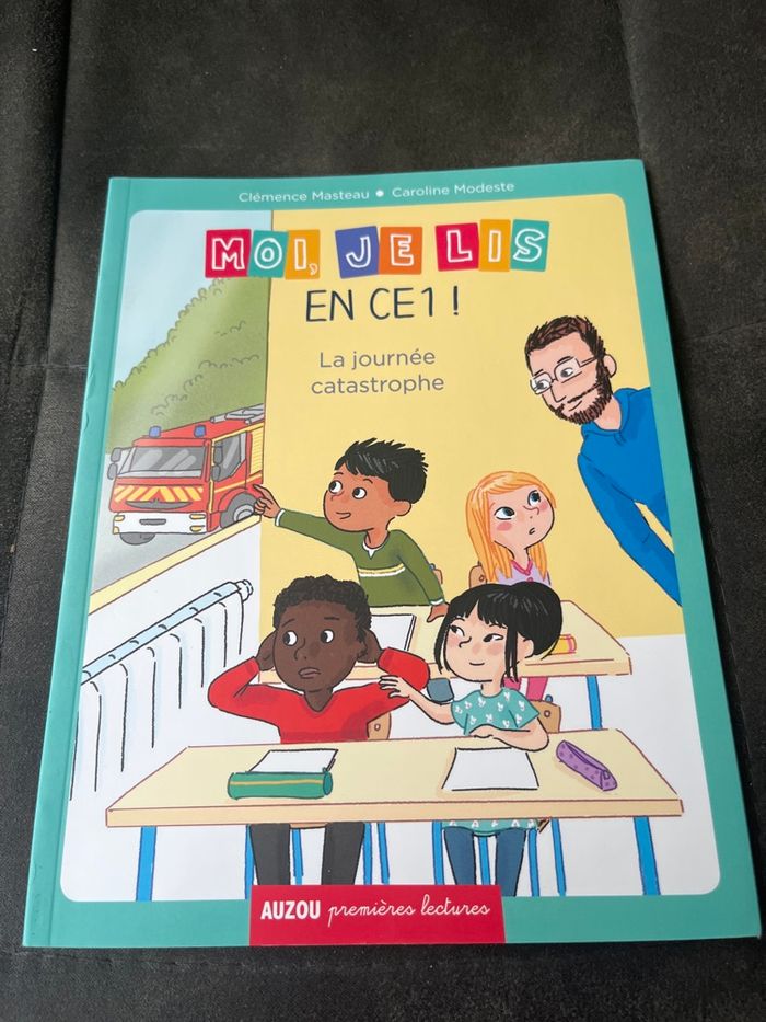 Livre moi je lis en ce1 auzou la journée catastrophe - photo numéro 1