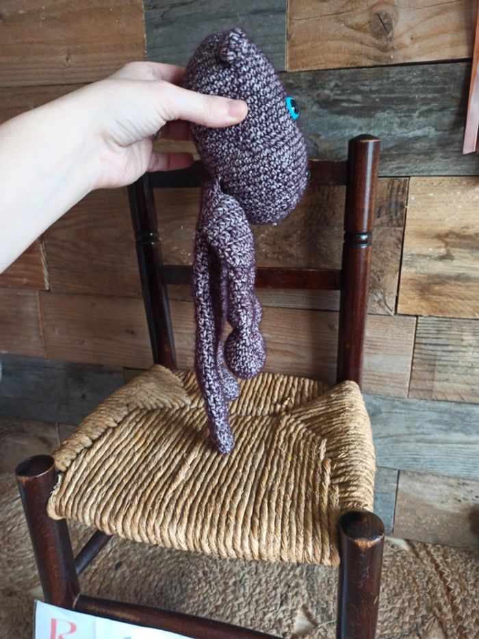 Doudou crochet hippopotame tbe - photo numéro 4