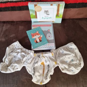Boîte de propreté et ses culottés de transition