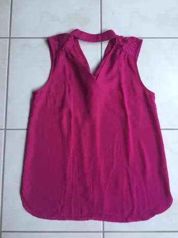 Chemisier chic fuschia T38