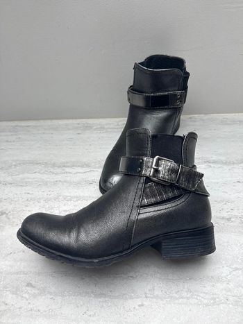 Bottines noir argenté Gemo 38 TBE