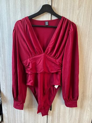 Body décolleté longues manches Shein