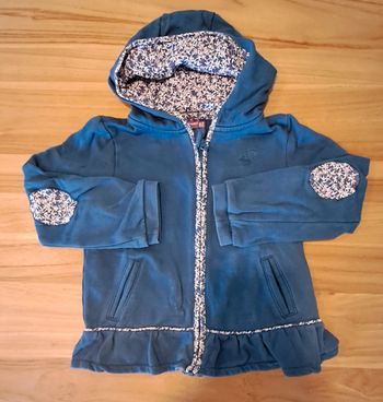 Veste à capuche petit écureuil
