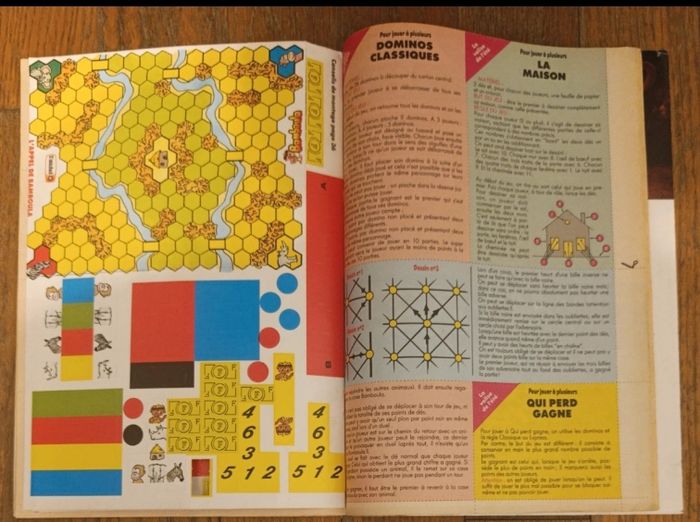 Lot Bamboula journal de mickey avec valise de l'été N°2142H 1993 + fiches vintage - photo numéro 4