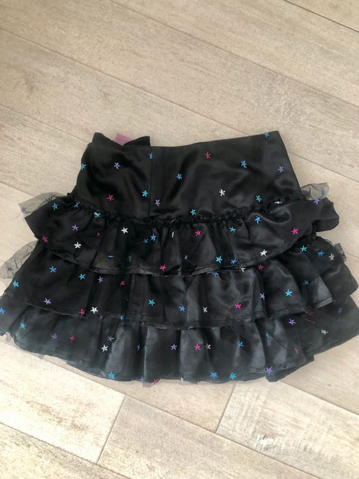 Jupe noir paillettes étoiles NKY