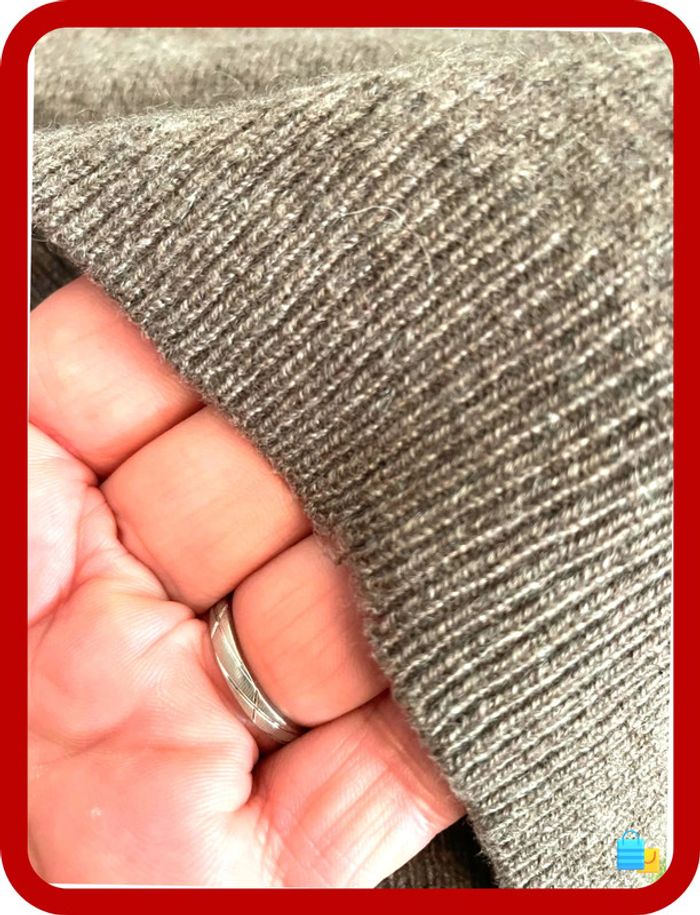 🧥 Pull col V marron 100 % cachemire – Homme – Taille M – Éric Bompard - photo numéro 6