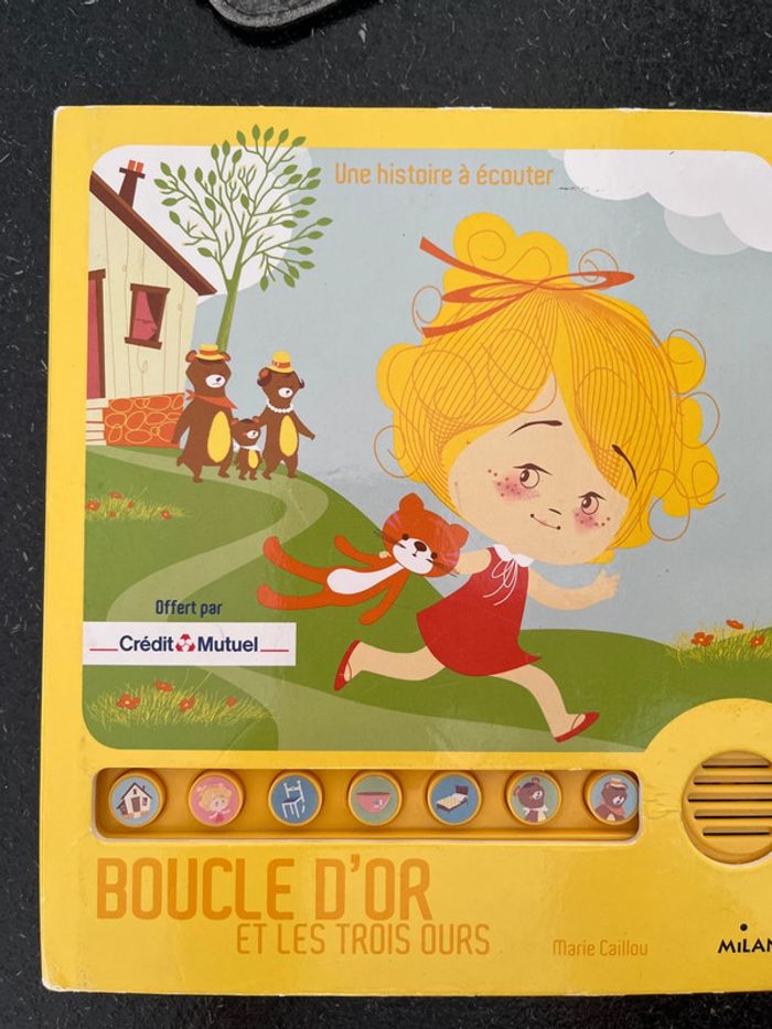 Boucle d’or et les trois ours livre sonore