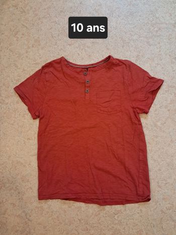 Tee-shirt MC 10 ans kiabi