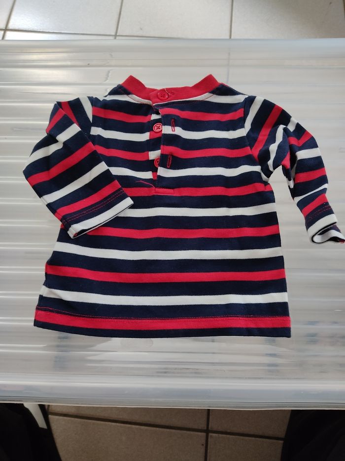 T-shirt manche longue 3 mois - photo numéro 3