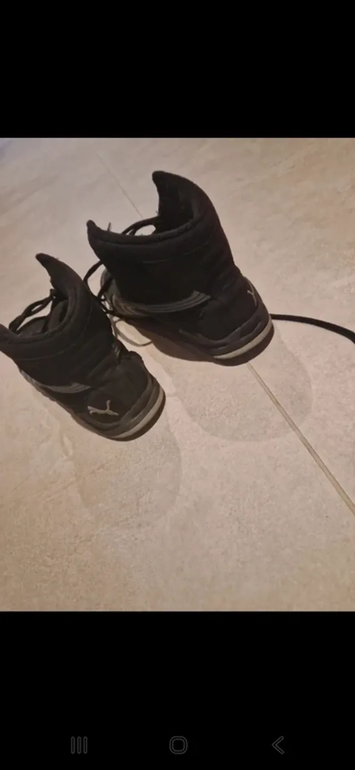 Puma vintage noir 39 très bon etat - photo numéro 4