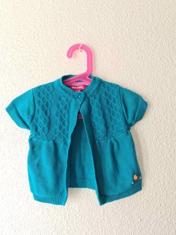 gilet bleu turquoise pik ouic
