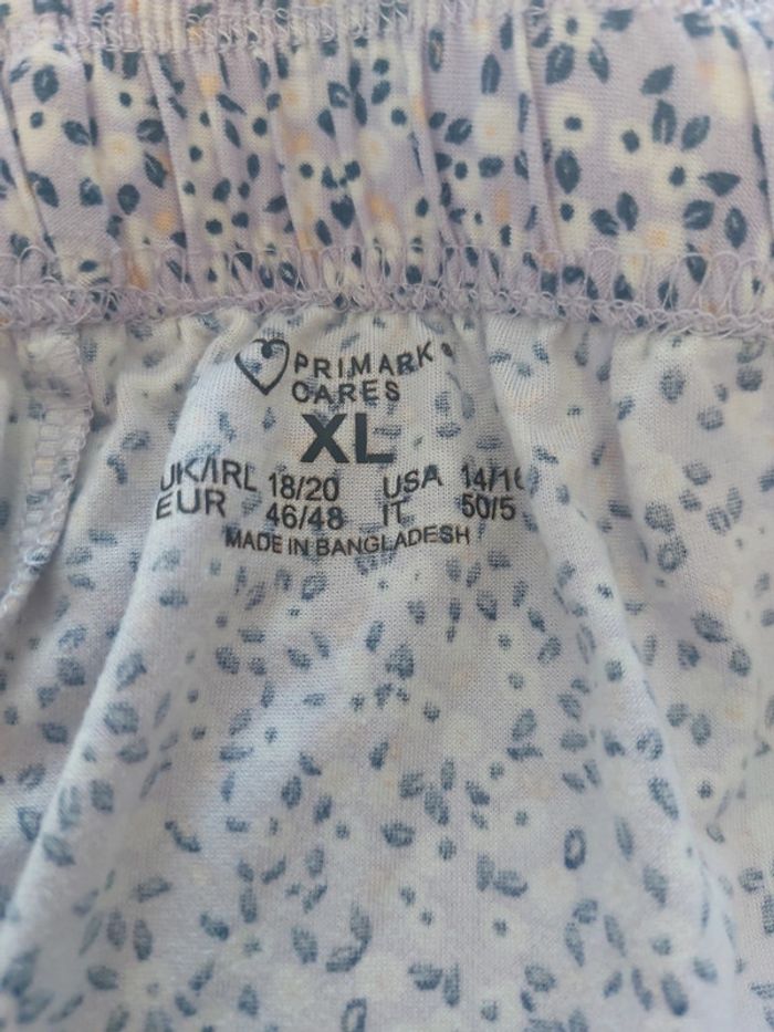 Shorts d intérieur  mauve  avec dentelles grande taille - photo numéro 4