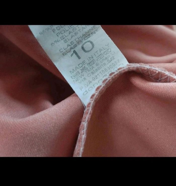 Robe en suédine rose sans manche Made in Italy 10 ans - photo numéro 3
