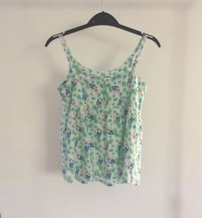 Débardeur toucans et feuilles