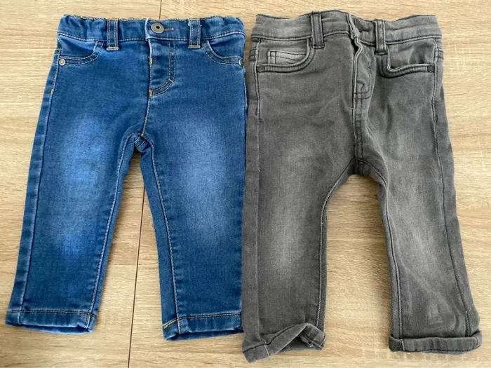 Lot de 2 pantalons bébé 6 mois