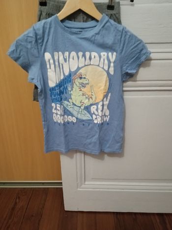 Pyjashort Kiabi multicolore et gris