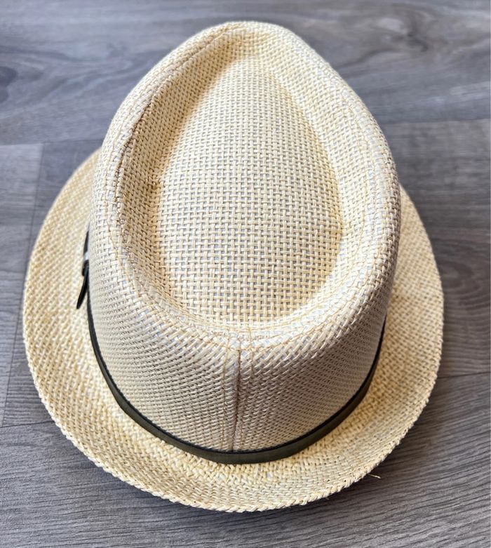 Beau chapeau style Panama taille 58cm - photo numéro 4